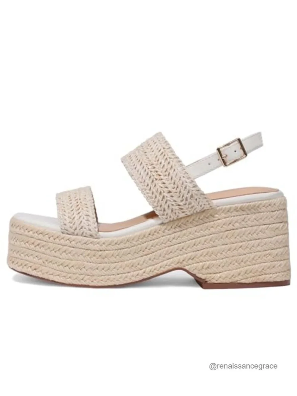Espadrille Wedge Platform Sandals Womens Open Toe Ankle Strap Comfortable